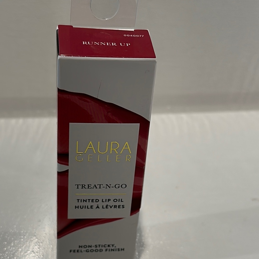 Laura Geller RUNNER UP Treat N Go Tinted Lip Oil w/ Non Sticky Feel Good Finish.